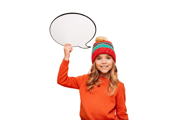 smiling-young-girl-sweater-hat-holding-blank-speech-buble-looking-camera-orange-removebg-preview
